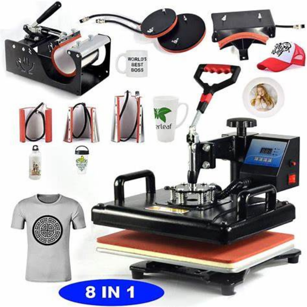 MAQUINA SUBLIMADORA 8EN1 PROFESIONAL
