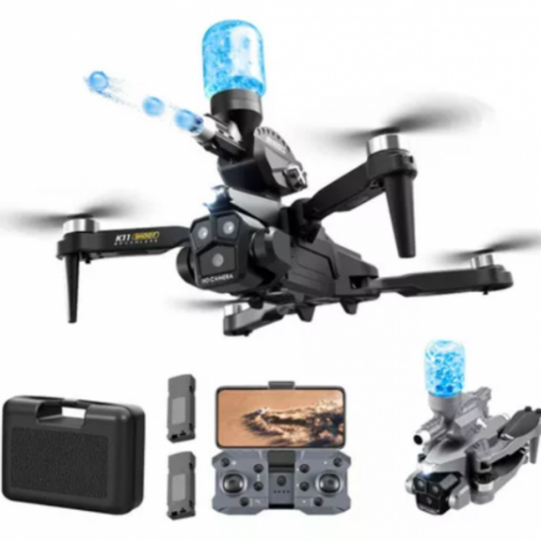 DRON K11 MAX PRO LANZA BOLAS DE GEL