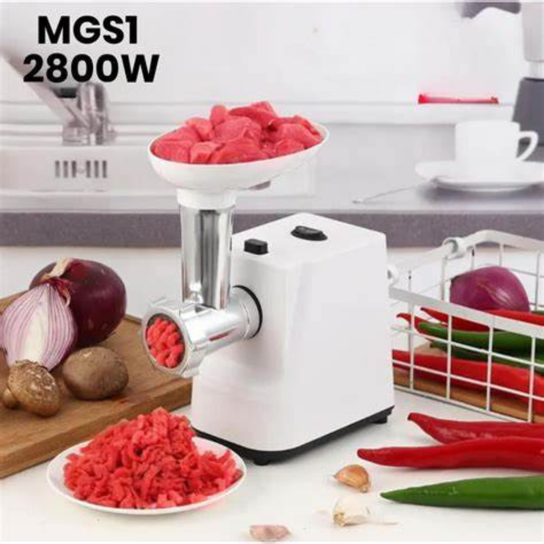 MOLINO ELECTRICO PICADOR PARA CARNE Y MAIZ COCIDO 2800W MGS1