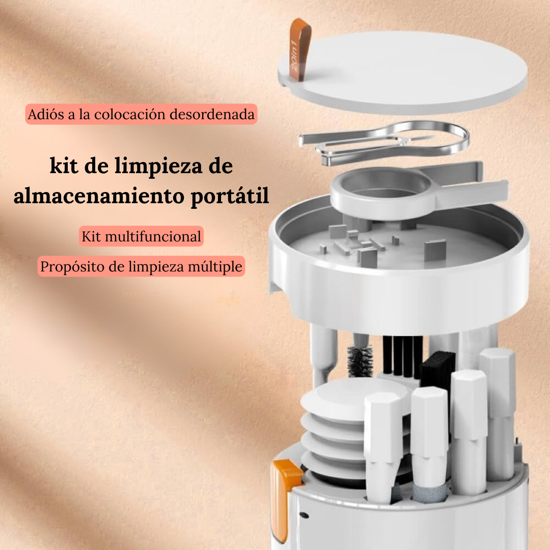 KIT DE LIMPIEZA MULTIFUNCIONAL 20 EN 1