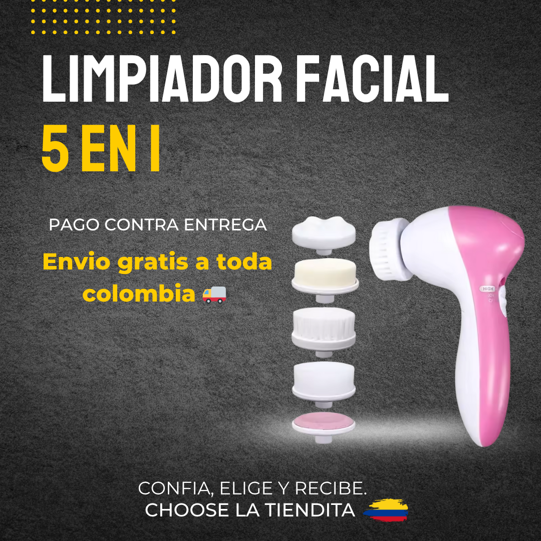 LIMPIADOR FACIAL 5 EN 1