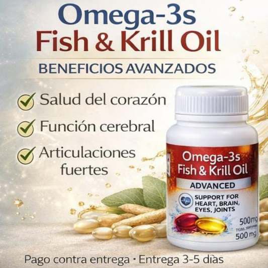Omega 3s Fish Krill Oil Advanced