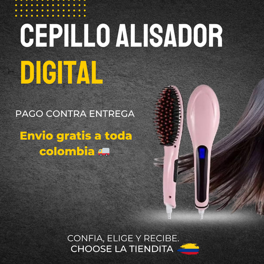 CEPILLO ALISADOR CON PANTALLA DIGITAL
