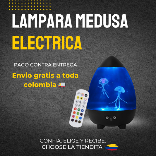 LÁMPARA MEDUSA ELÉCTRICA REDONDA
