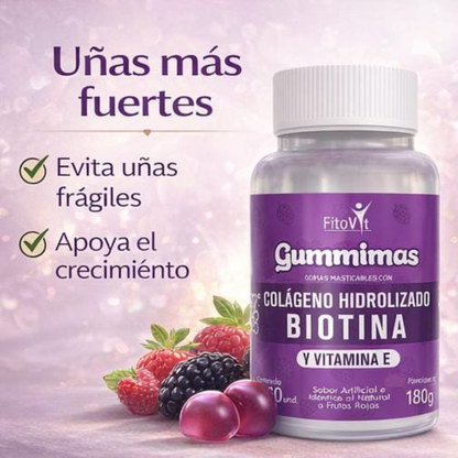 BIOTINA Y COLAGENO H GOMITAS X 60 UND FITOVIT