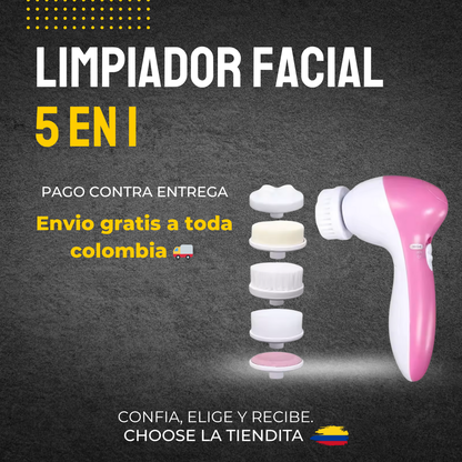 LIMPIADOR FACIAL 5 EN 1