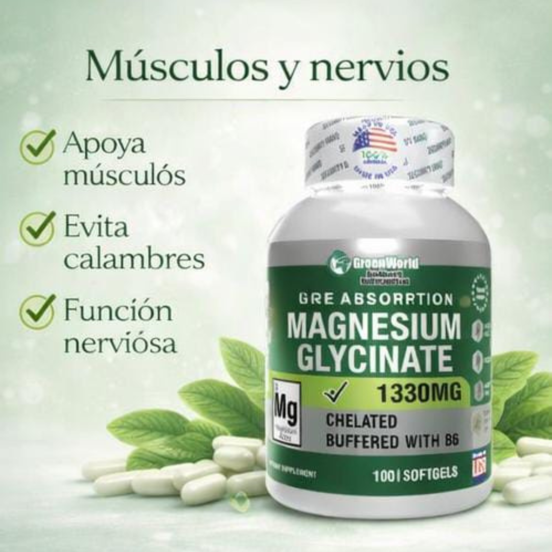 GLICINATO DE MAGNESIO X 100 SOFTGELS