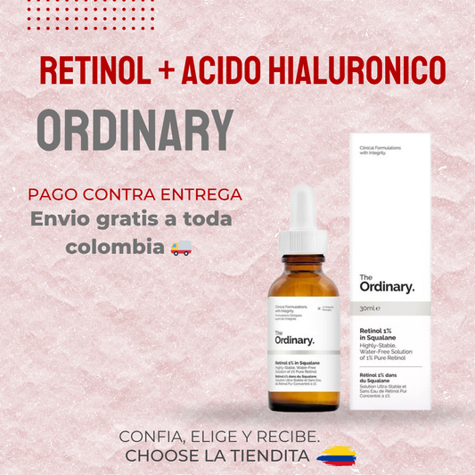 RETINOL + ACIDO HIALURONICO + CAJA