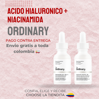 ÁCIDO HIALURONICO + NIACINAMIDA + CAJA