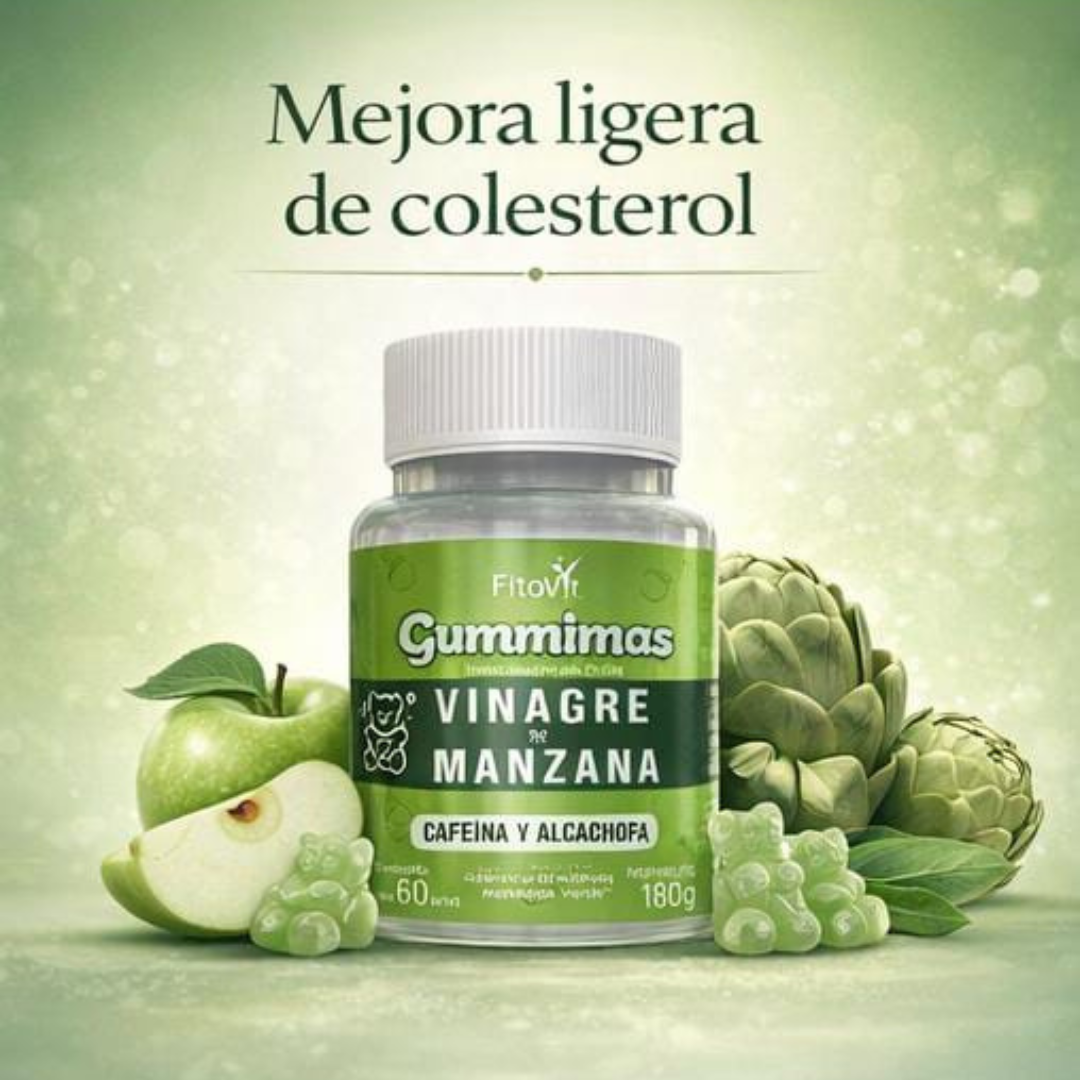 VINAGRE DE MANZANA GOMITAS X 60 UND FITOVIT