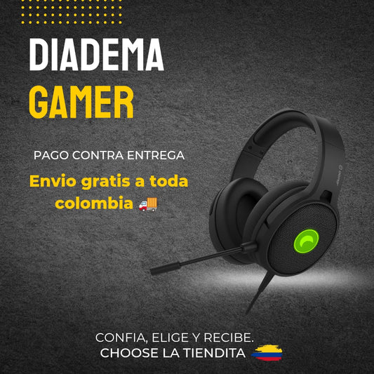 DIADEMA GAMER NEODYMIUM